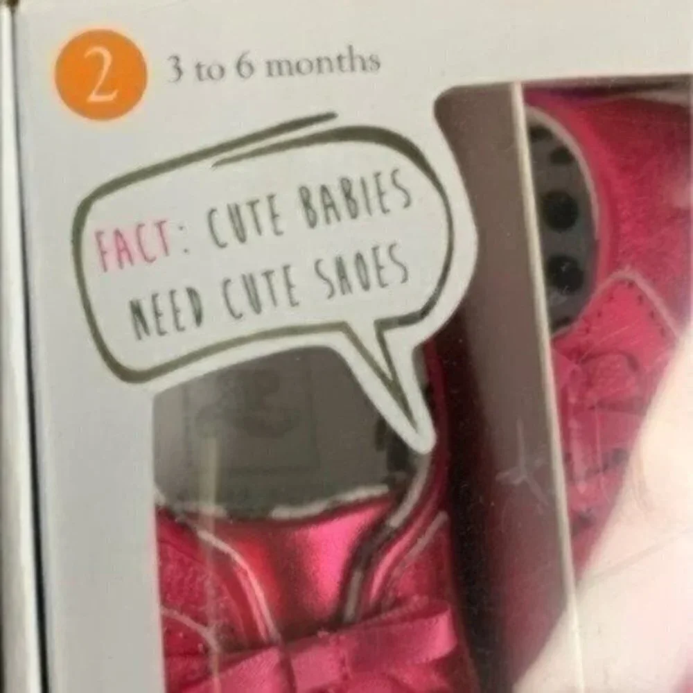 New! Rosie Pope Metallic Pink Baby Shoes